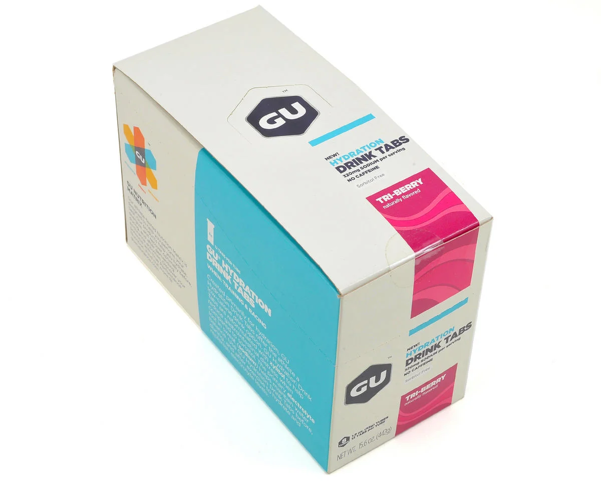 GU Hydration Drink Tablets (Tri Berry) (8 Tubes) - view 2